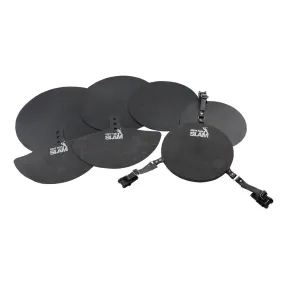 Slam 7-Piece Drum Kit Mute Pad Set (Fusion)