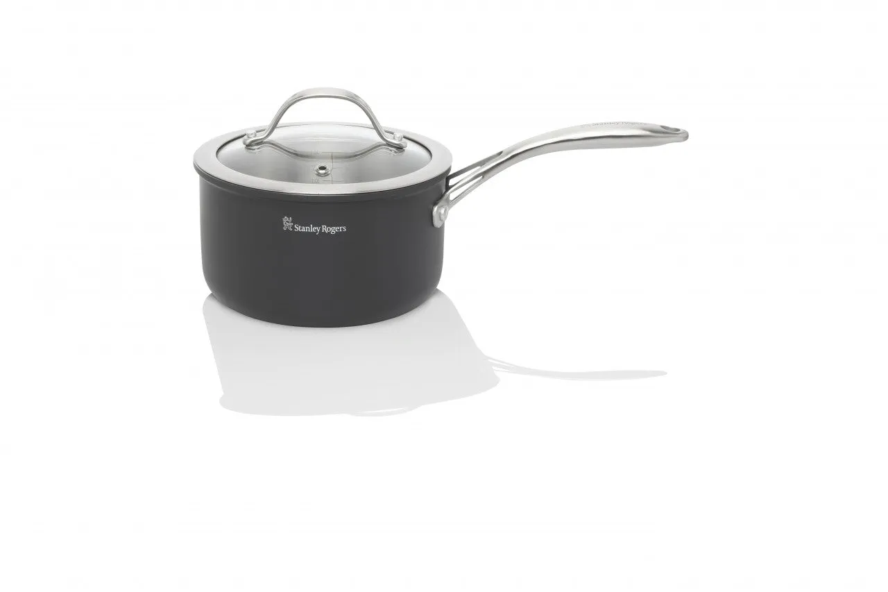 Stanley Rogers Bi-Ply  saucepan with glass lid