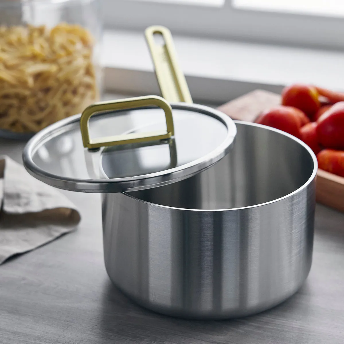 Stanley Tucci™ Stainless Steel 4-Quart Saucepan with Lid