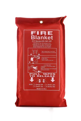 SVT Fire Blanket 1.0m x 2.0m, RED Color