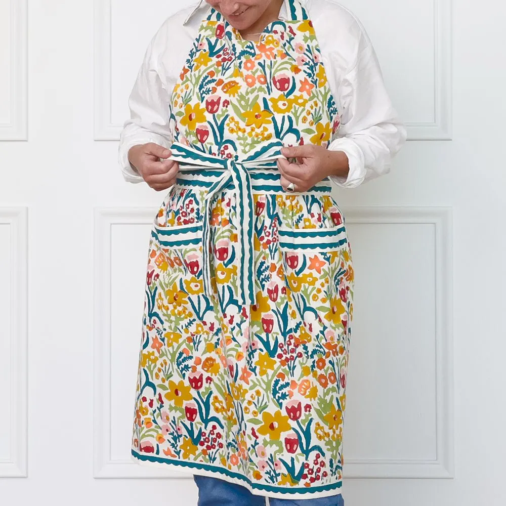 Teal Garden Apron