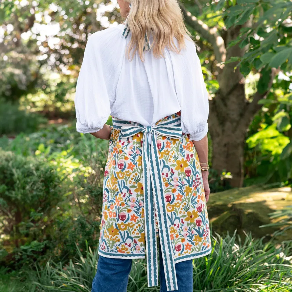 Teal Garden Apron