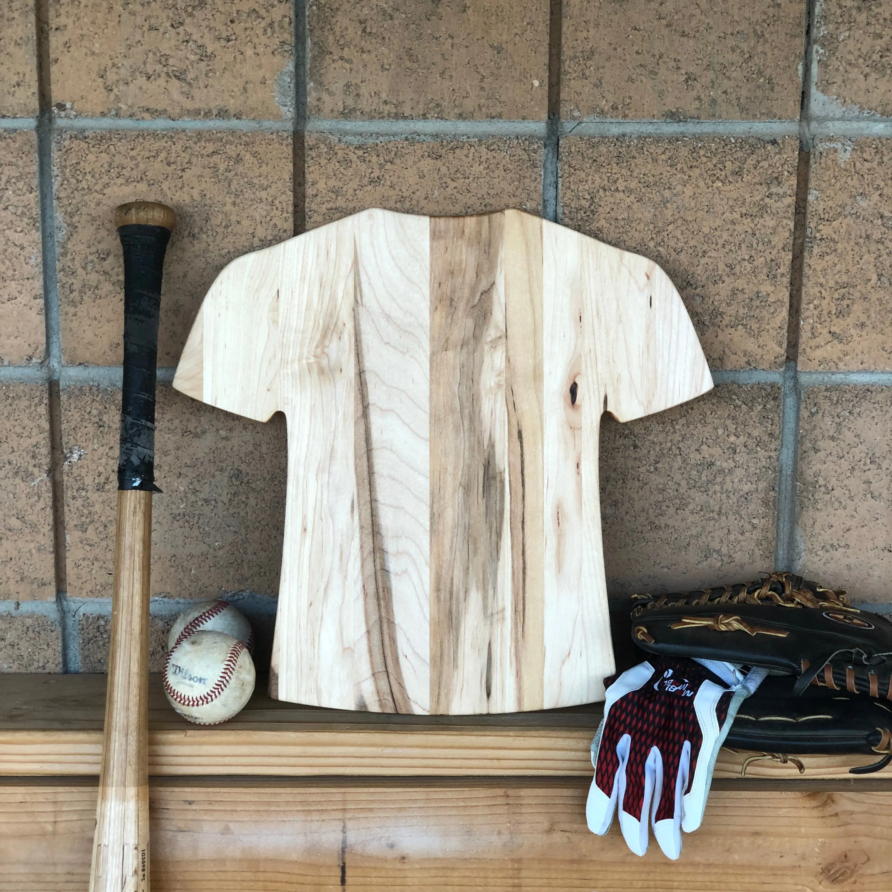 Texas Rangers Team Jersey Cutting Board | Customize With Your Name & Number | Add a Personalized Note