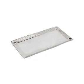 Tray - Stainless Steel   Hammer Work 28*16 cm