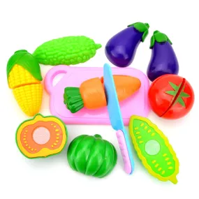 Vegetable Cutting Play Set with Knife Board - 6 Pieces