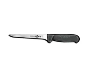 Victorinox - Swiss Army 5.6413.15-X6 Flexible Boning Knife w/ 6" Blade, Black Fibrox Nylon Handle | Denson CFE