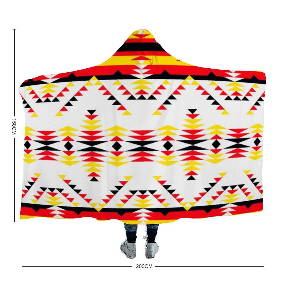 Visions of Peace Directions Hooded Blanket