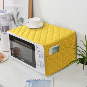 WATER PROOF QUILTED MICROWAVE OVEN COVER - Beige Skin Yellow