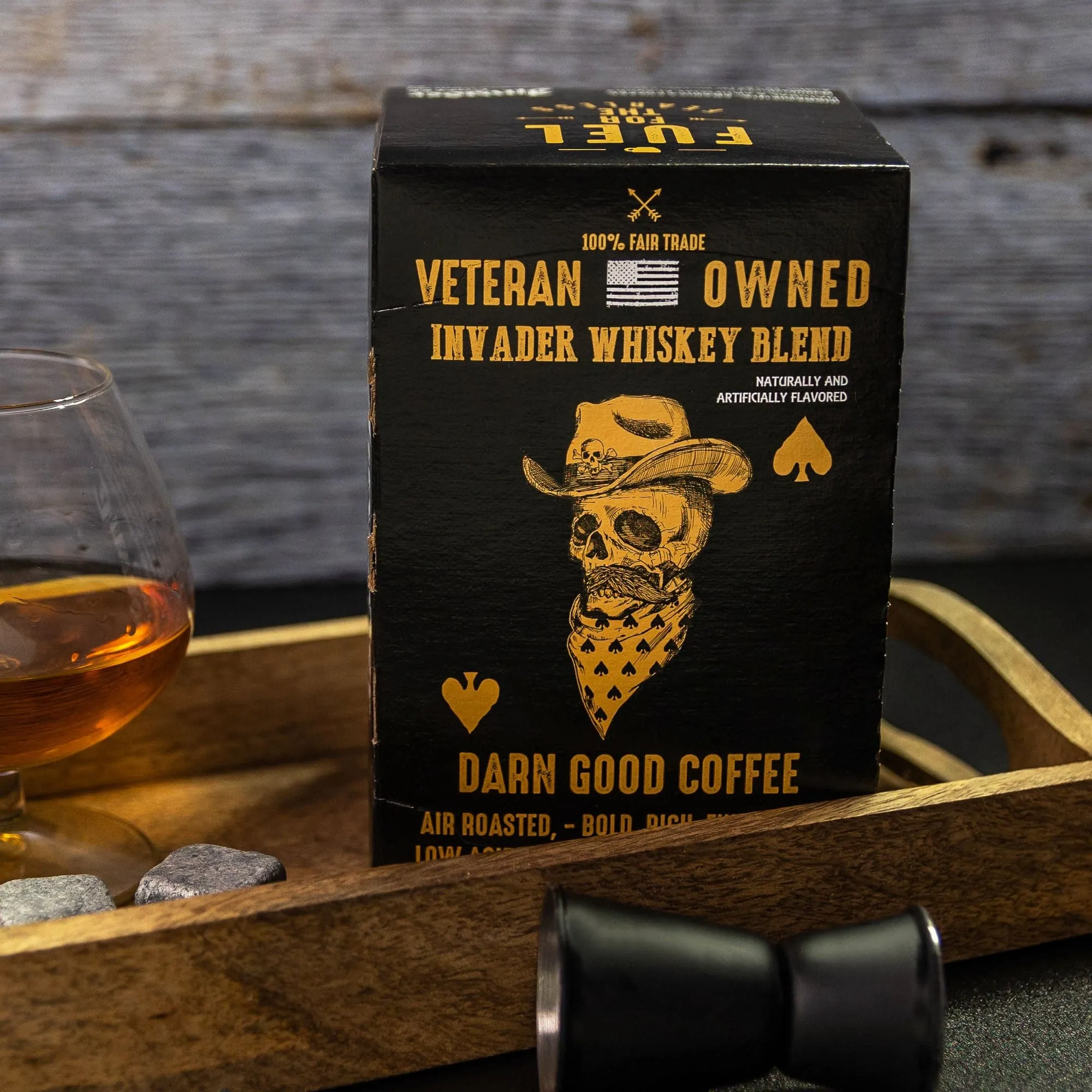 Whiskey 12 ct. K-Cups by Invader Coffee