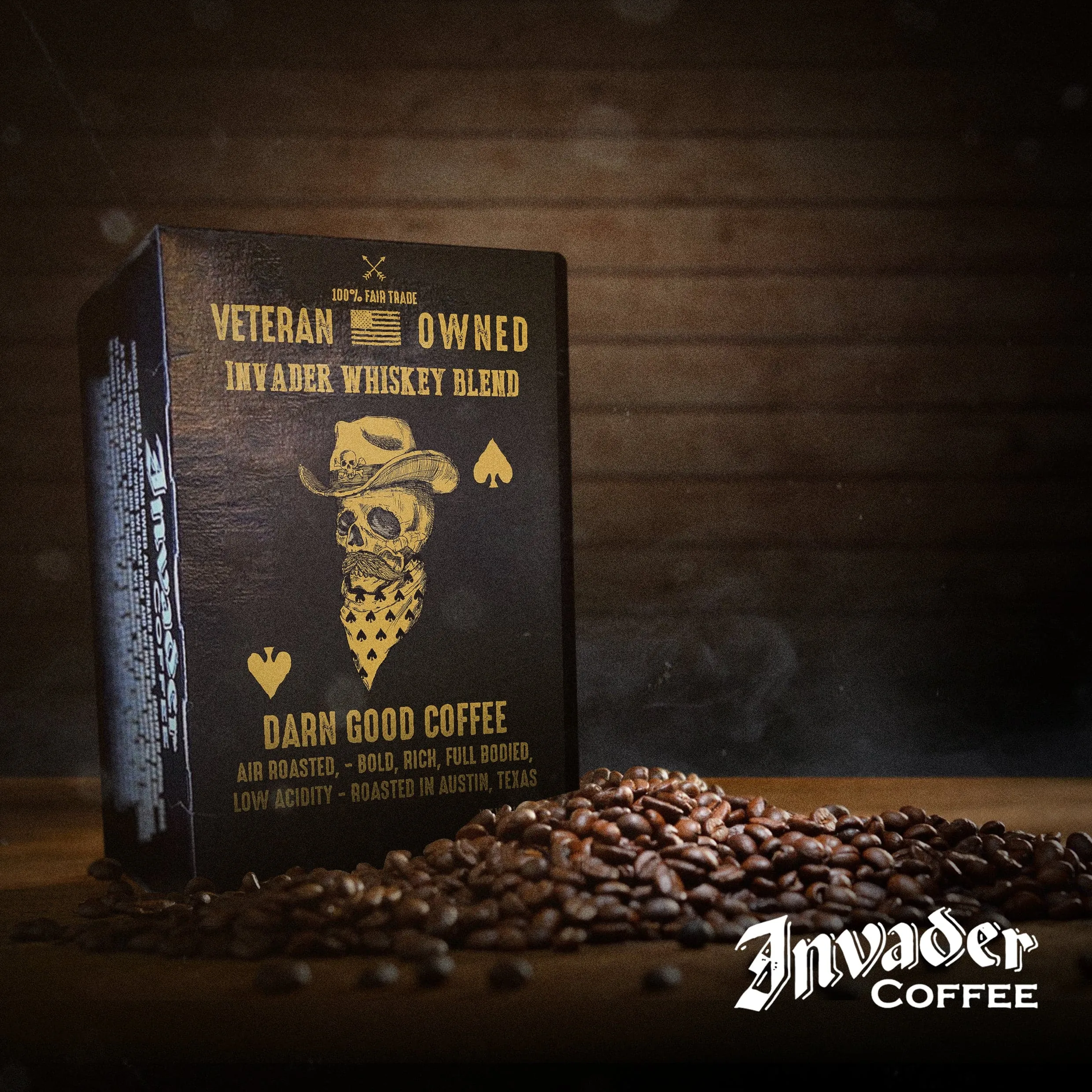 Whiskey 12 ct. K-Cups by Invader Coffee