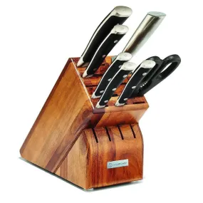 Wusthof Classic Ikon 8-piece Knife Block Set - Acacia