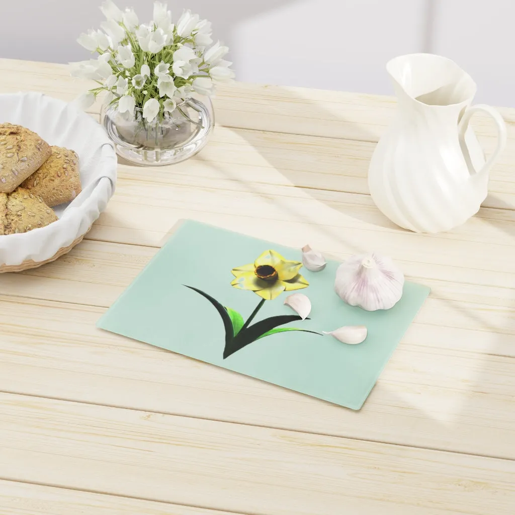 Yellow Flowers Cutting Board