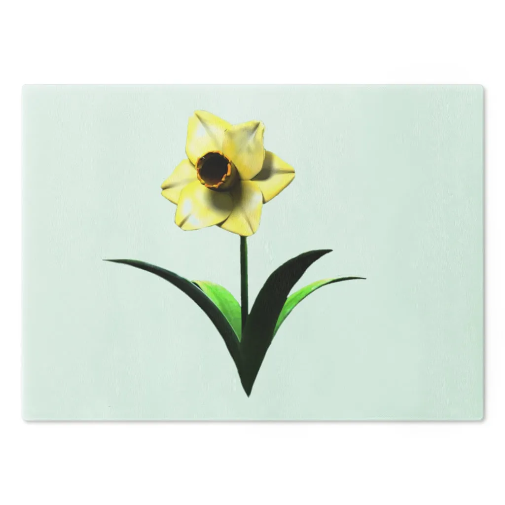 Yellow Flowers Cutting Board