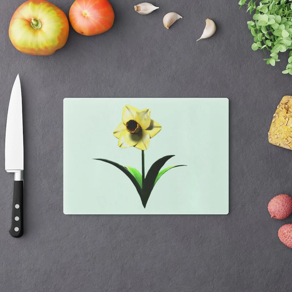 Yellow Flowers Cutting Board