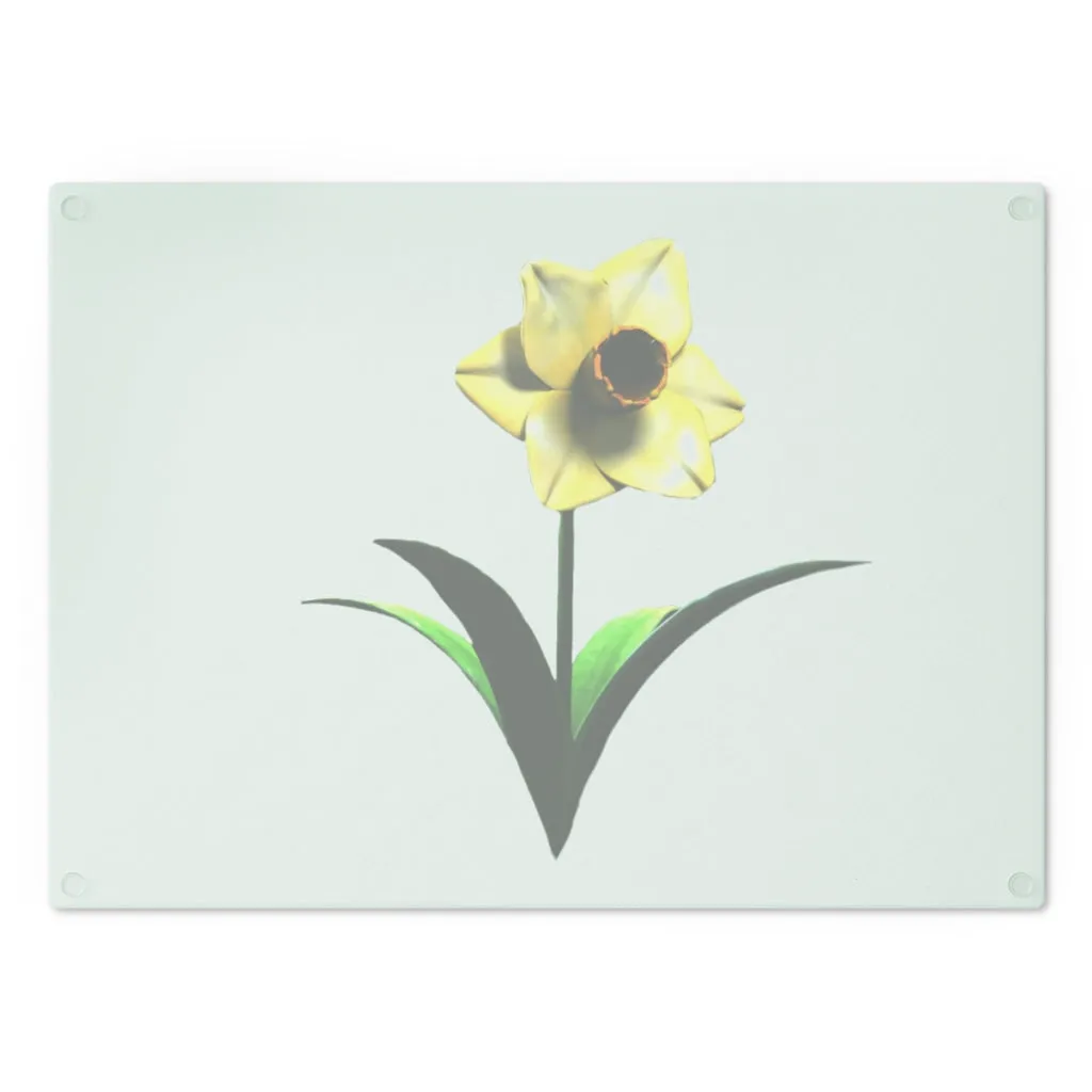 Yellow Flowers Cutting Board