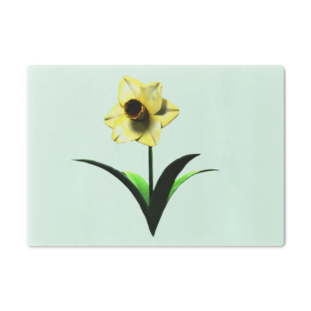 Yellow Flowers Cutting Board