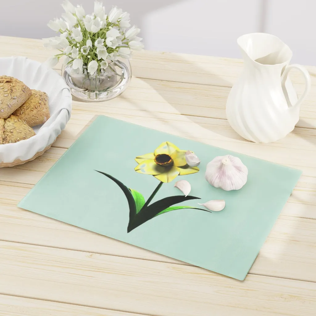 Yellow Flowers Cutting Board