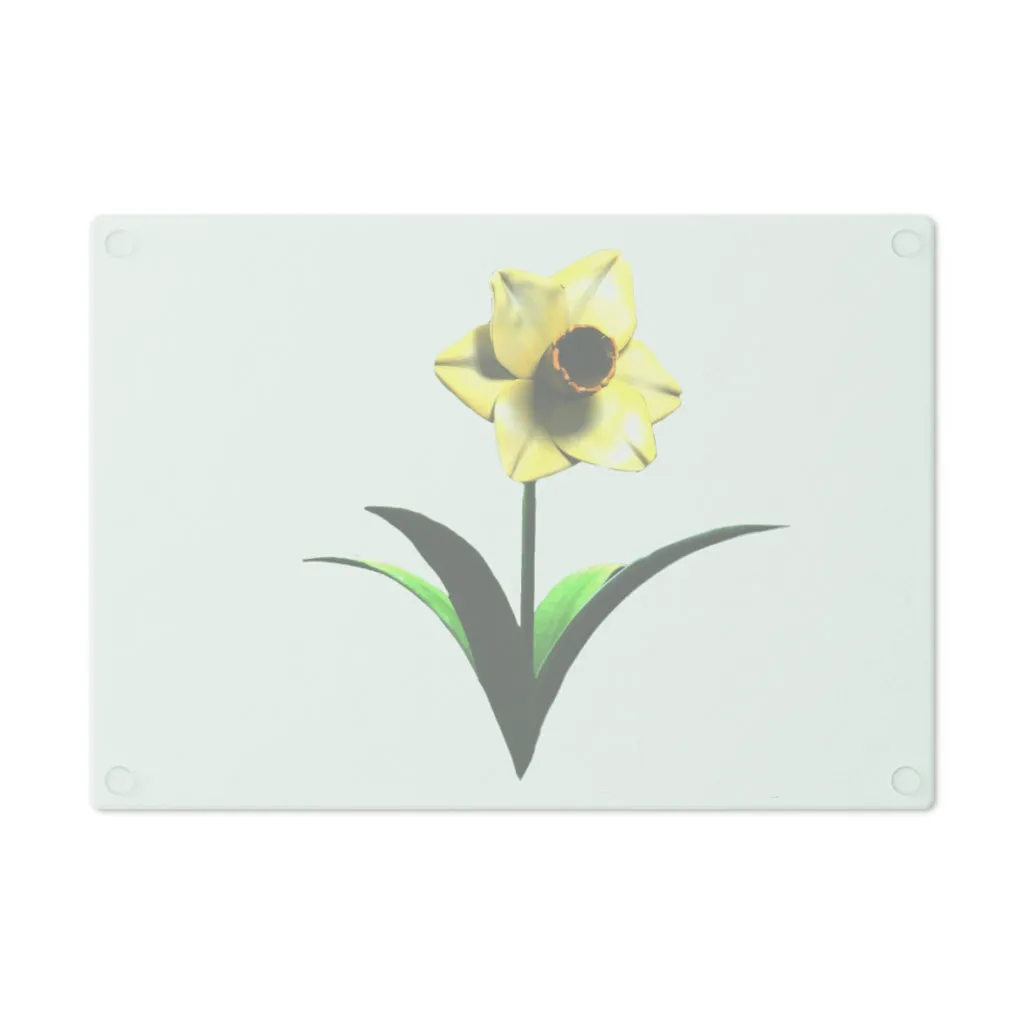 Yellow Flowers Cutting Board