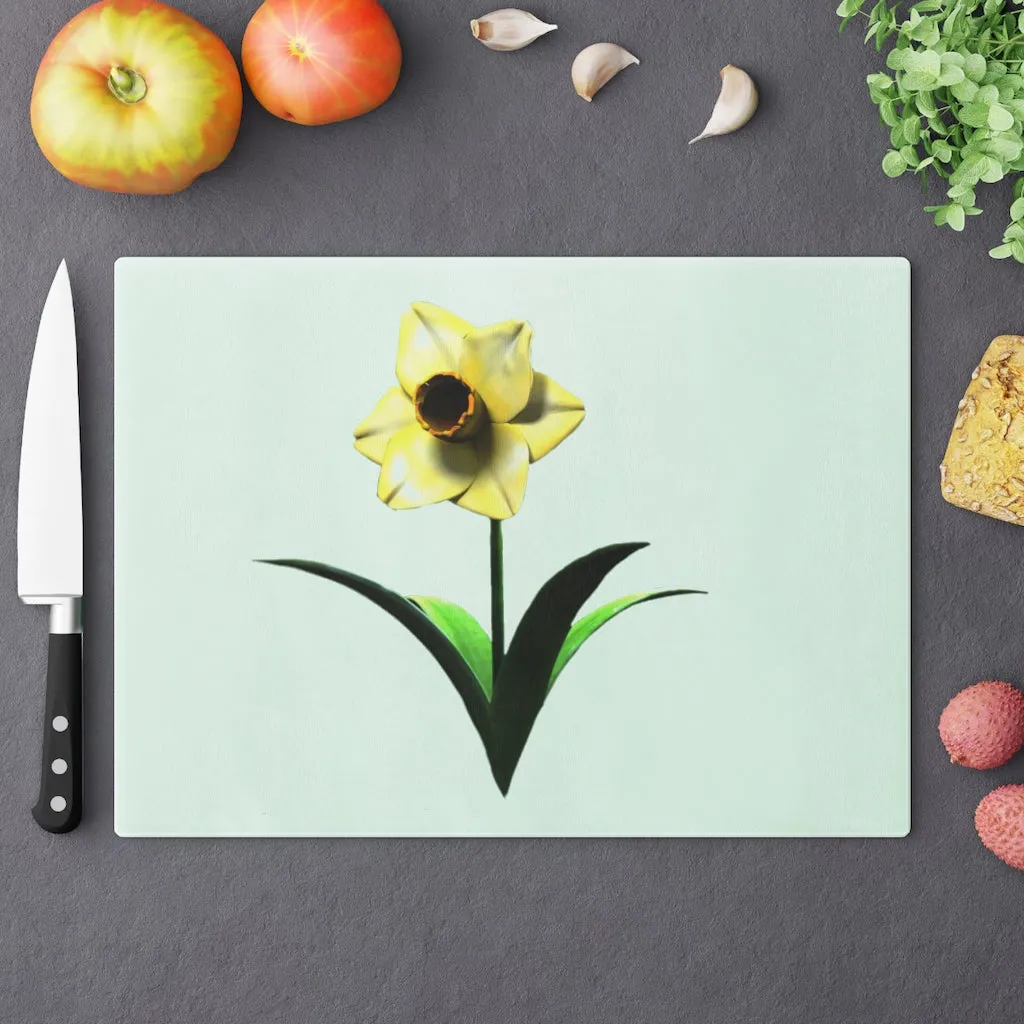 Yellow Flowers Cutting Board