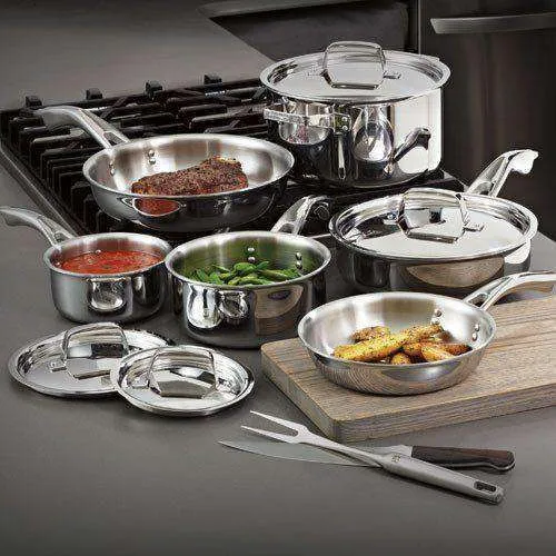 Zwilling Henckels Stainless Truclad Cookware Set - 10 Piece