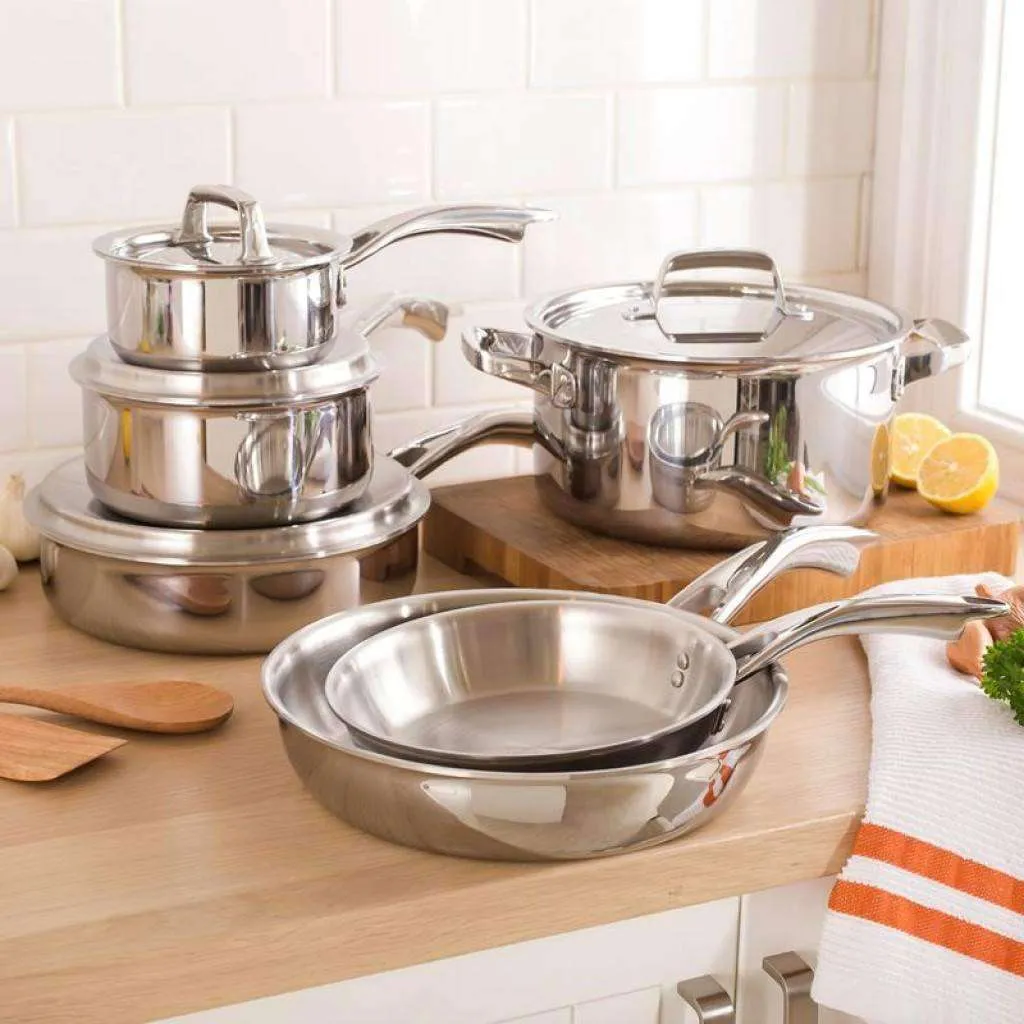 Zwilling Henckels Stainless Truclad Cookware Set - 10 Piece